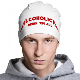 beanie с принтом Alcoholica в Калуге,  |  | 