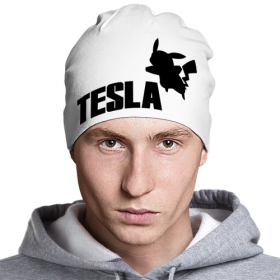 beanie с принтом Tesla в Калуге,  |  | 