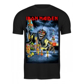 Мужская футболка с принтом Iron Maiden Band в Калуге,  |  | Тематика изображения на принте: 