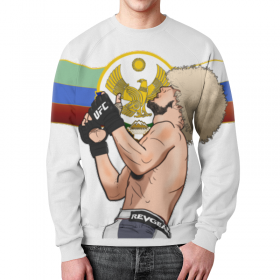 full_print_sweatshirt с принтом UFC Хабиб Нурмагомедов в Калуге,  |  | 