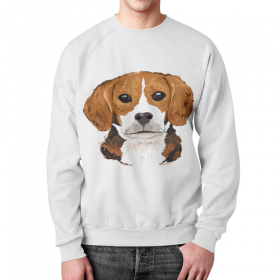 full_print_sweatshirt с принтом Бигль в Калуге,  |  | Тематика изображения на принте: 