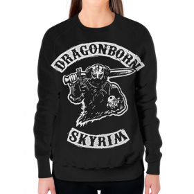 full_print_woman_sweatshirt с принтом Скайрим. Довакин в Калуге,  |  | 