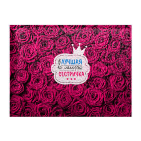 Обложка для студенческого билета Сестричке: в Калуге, натуральная кожа | Размер: 11*8 см; Печать на всей внешней стороне | Тематика изображения на принте: в мире | лучшая | самая лучшая | сестричка