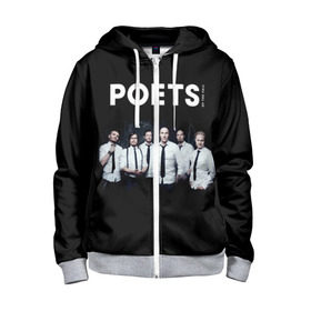 Детская толстовка 3D на молнии с принтом Poets of the Fall в Калуге, 100% полиэстер |  манжеты и пояс оформлены широкой мягкой резинкой, двухслойный капюшон со шнурком для регулировки, спереди карманы и застежка-молния
 | Тематика изображения на принте: a fan | alternative ro | finland | finnish rock band | music | poets of the fall | rock | альтернативный рок | инди рок | марко сааресто | маркус каарлонен | музыка | олли тукиайнен | пост гранж | поэты осени | рок | симфонический рок