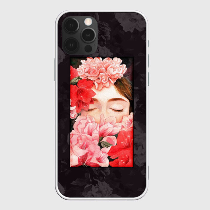 Чехол для iPhone 12 Pro Max Flowers girl фото